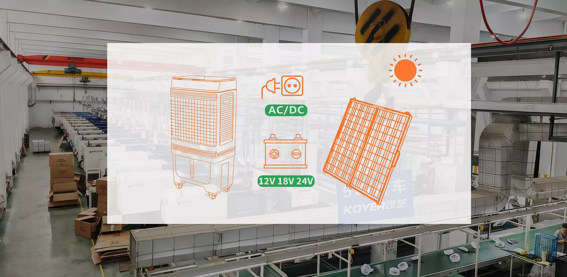 12V AC DC Air Cooler Factory Direct Sale